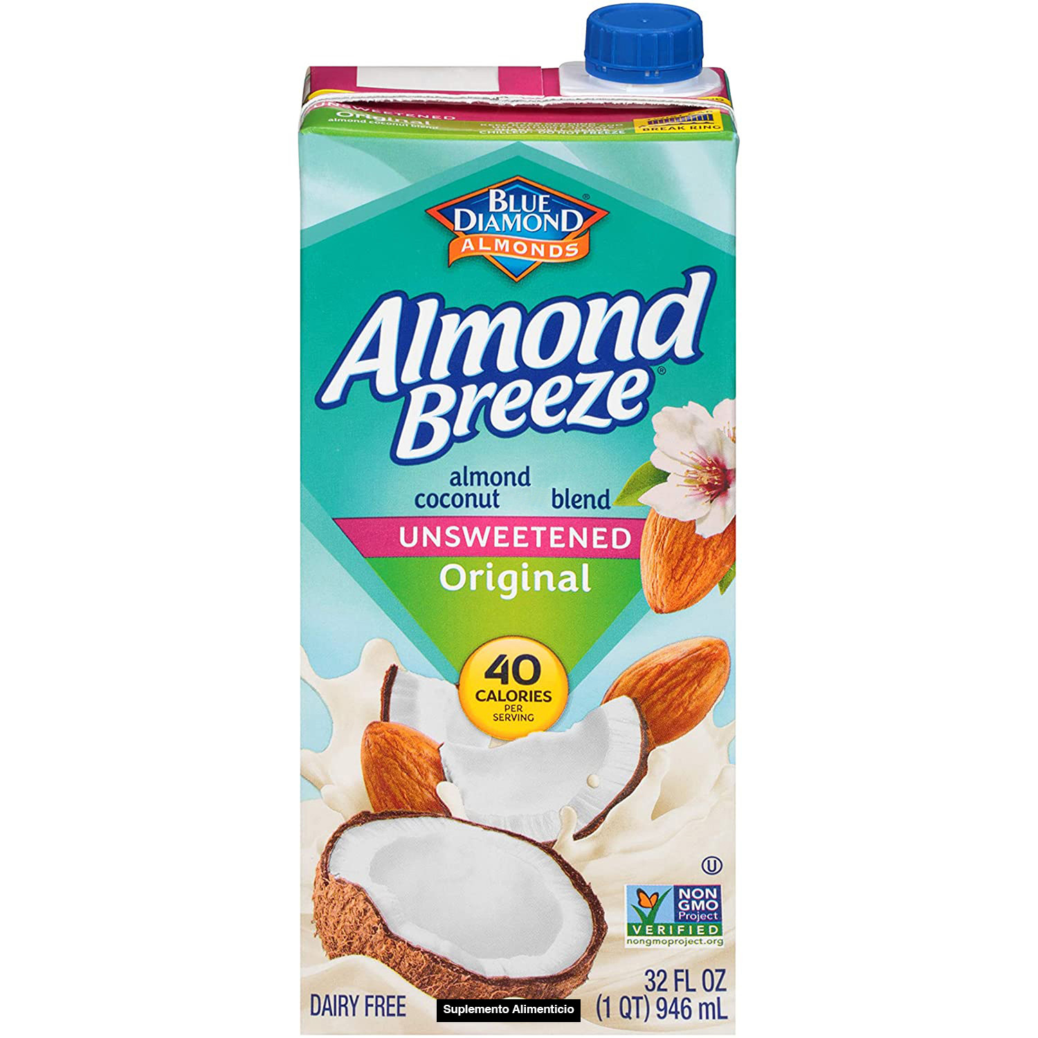 BEBIDA VEGETAL DE ALMENDRA COCO S/AZÚCAR 946ML