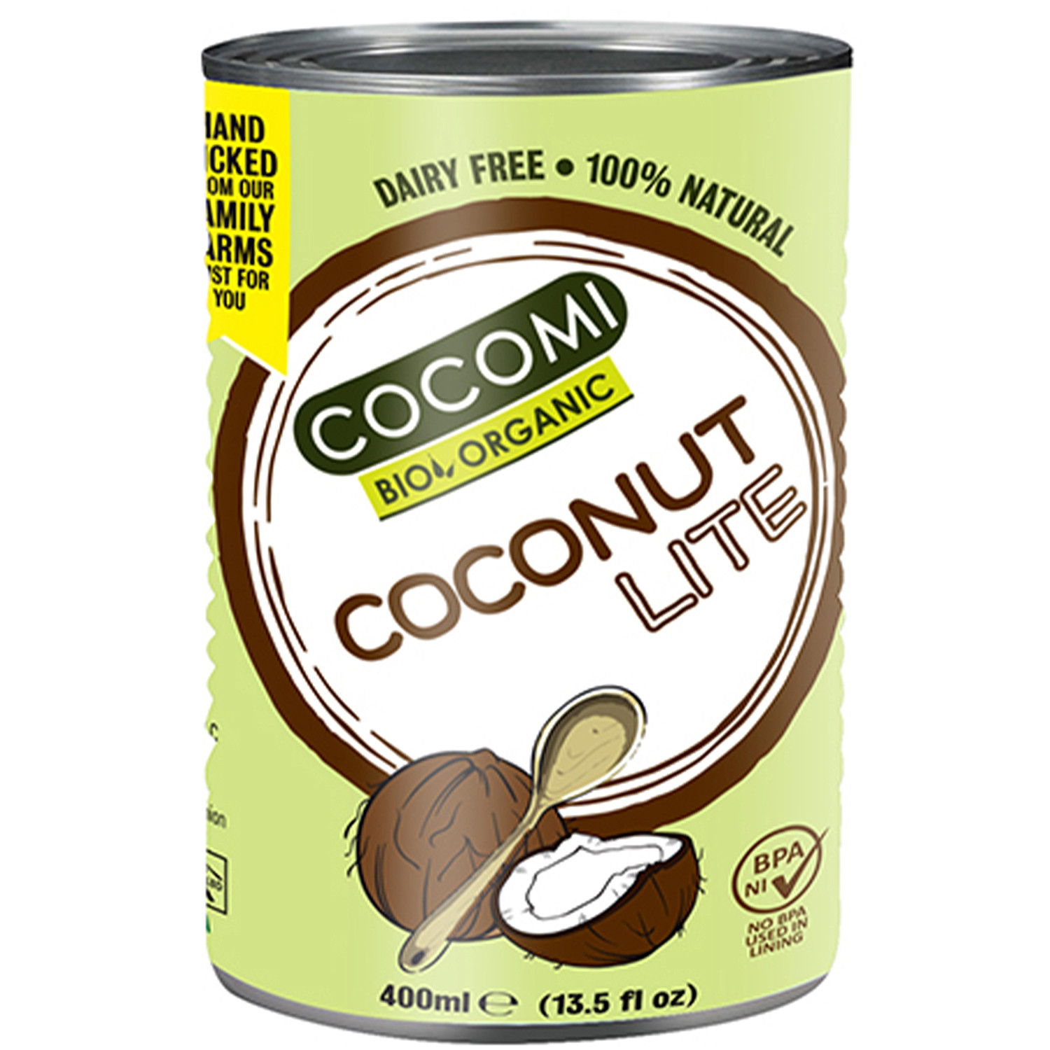 BEBIDA VEGETAL DE COCO LIGHT ORGÁNICO 400ML
